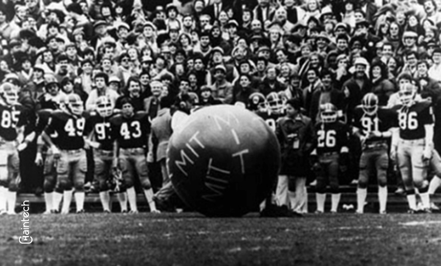 The infamous black balloon from the Harvard-Yale Football Game Hack